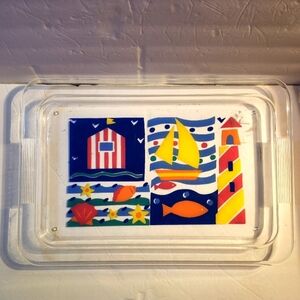 AMC 1994 Beach Acrylic Tray 13.5 x 19.5